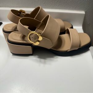 Aerosoles Tan Leather Sandals